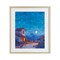 Stupell Industries Moon over Quiet Town Framed Print Under Glass, design by Ziwei Li
